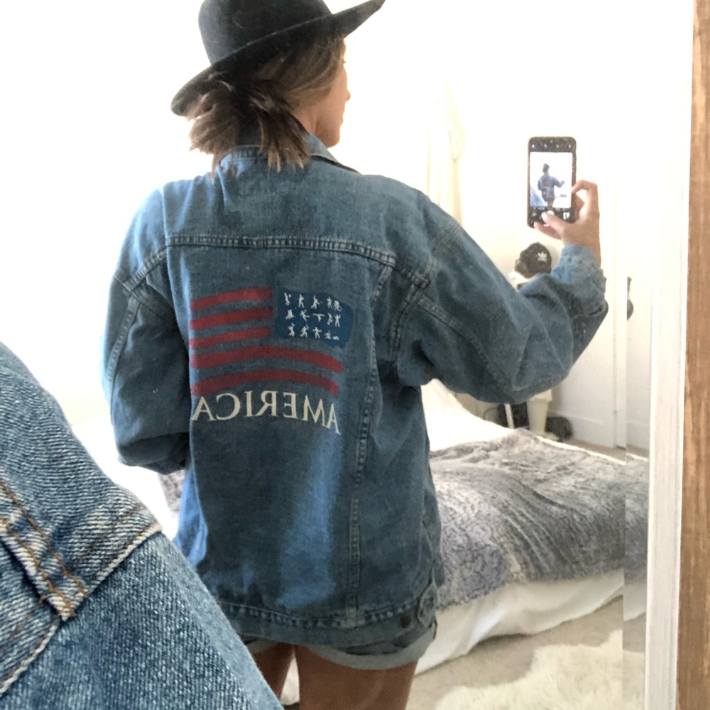 RAD Vintage 1996 USA Olympics Jean Jacket